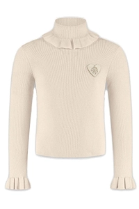 Chloé Kids Ruffle-Trim Turtleneck Jumper