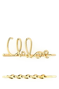 Chloé Logo Detailed Hair Clips