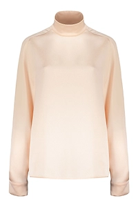 CÉDric Charlier Graphic Back High-Neck Top