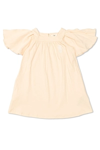 Chloé Kids Ruffled Square Neck Dress