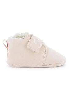 Chloé Kids Scalloped Crib Shoes