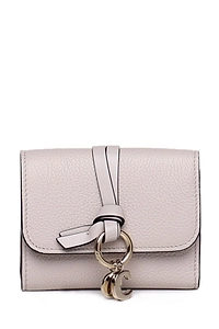 Chloé Logo Plaque Tri-Fold Wallet