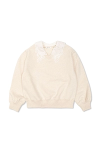 Chloé Kids V-Neck Long Sleeve Sweatshirt