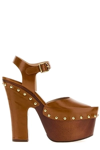 Meret Studded Platform Clogs