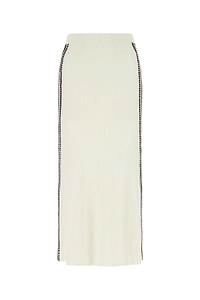 Ribbed-Knit Maxi Skirt