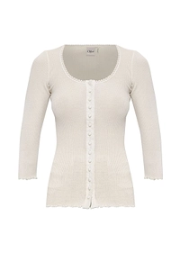 Chloé Scoop-Neck Ribbed Top