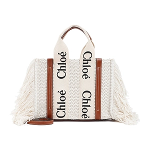 Chloé Woody Fringed Tote Bag