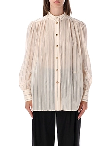 Chloé Striped Button-Up Shirt
