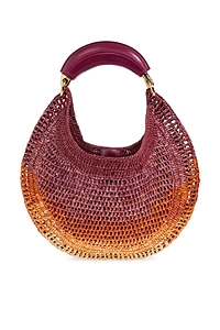 Summer Banana Woven Shoulder Bag
