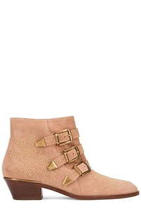Susan Stud Detailed Buckled Boots
