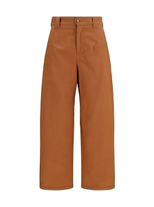 Chloé Wide-Leg Barrel Trousers