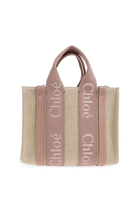 Chloé Woody Logo Strap Tote Bag