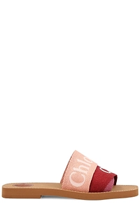 Chloé Woody Logo Detailed Sandals