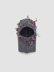 Chopova Lowena Charm Detail Knitted Balaclava