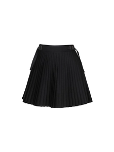Christian Dior Logo Engraved Pleated Mini Skirt