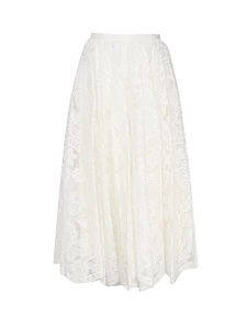 Christian Dior Laced Flared Midi Skirt