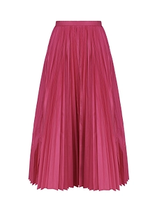 Christian Dior Pleated Midi Skirt