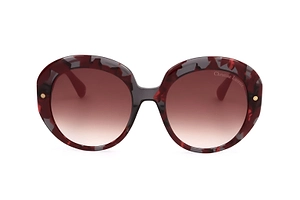Christian Lacroix Oversized Round Sunglasses