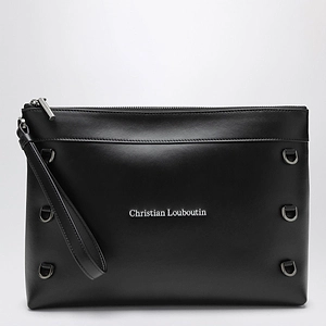 Logo Wristlet Clutch Bag