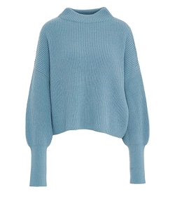 Closed Ribbed Knit Jumper