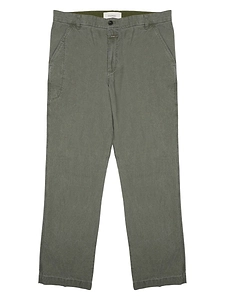 Closed Straight-Leg Pants