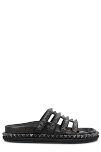 Christian Louboutin Stud Embellished Slip-On Sandals