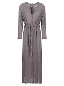 Christian Zen Mousa Belted Maxi Dress