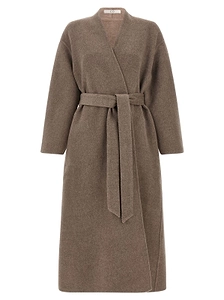 Co Belted Robe-Style Coat