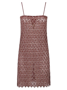 Celestina Sequinned Lace Dress