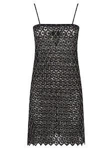 Christian Zen Celestina Embellished Lace Dress