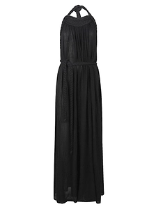 Irida Braided Halterneck Dress