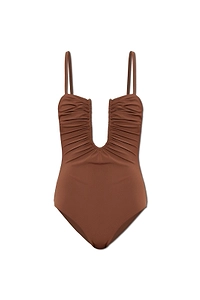 Christopher Esber Arced Ruched Swimsuit