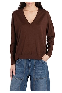 Co Long-Sleeved V-Neck Jumper