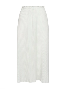 Pleated Asymmetric Skirt