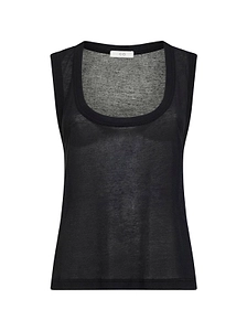 Co Sheer Scoop Neck Tank Top