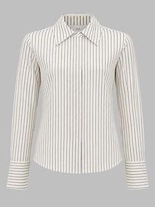 Co Striped Silk Shirt