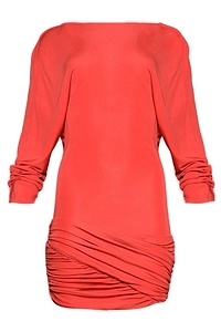 Luna Draped Jersey Mini Dress