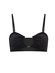 Ruched Crescent Bandeau