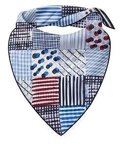 Graphic Pattern Loop Scarf