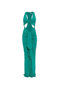 Christopher Esber Vivenda Cut-Out Drape Dress