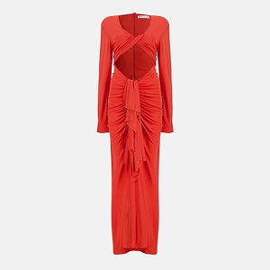 Vivenda Ruched Cut-Out Dress
