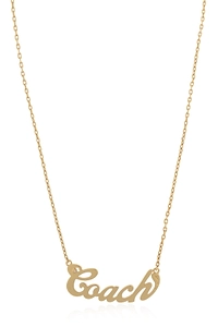 Coach Logo Detail Necklace