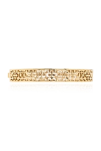 Coach Logo Engraved Bracelet