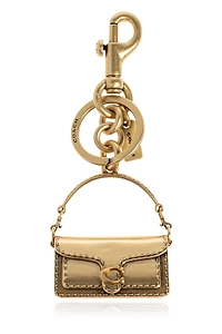 Logo-Engraved Mini Bag Keyring Chain