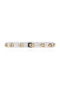 Coach Logo Plaque Detailed Bracelet