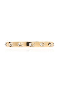 Coach Logo Plaque Detailed Bracelet