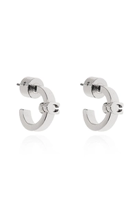 Coach Logo Plaque Earrings