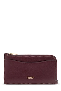 Coach New York Colorblock Zip Card Case