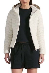 Ciesse Piumini Wave-Quilted Hood Down Jacket