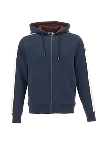 Colmar Zip-Up Contrast-Stripe Hoodie